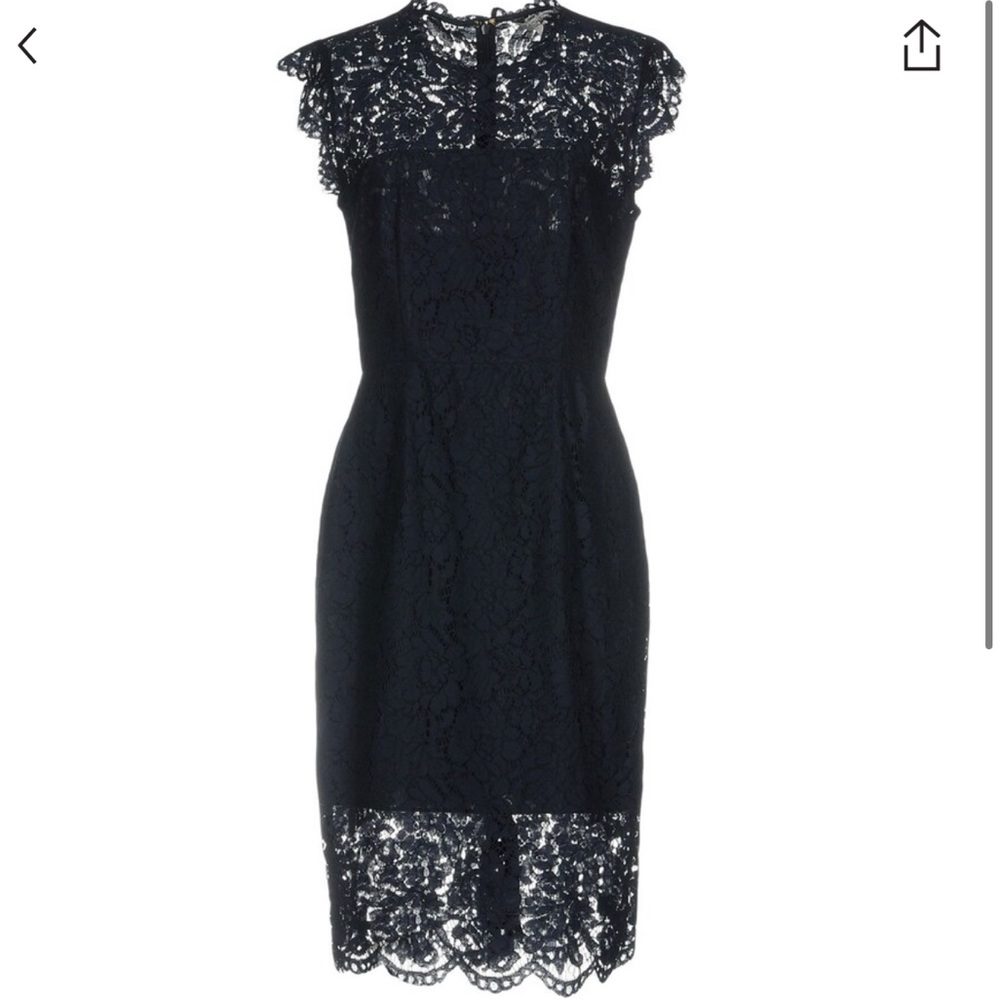 RACHEL ZOE Dark Blue Lace Dress